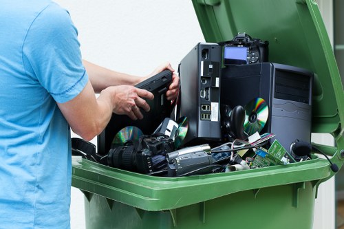 Recycling process in Holborn